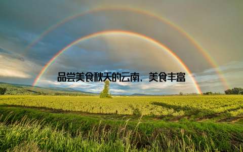 品尝美食秋天的云南, 美食丰富