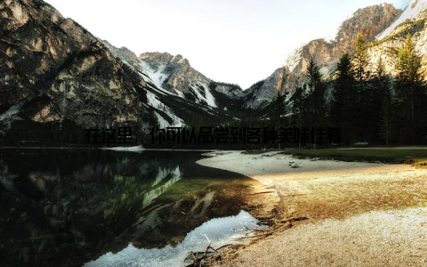 在这里, 你可以品尝到各种美味佳肴